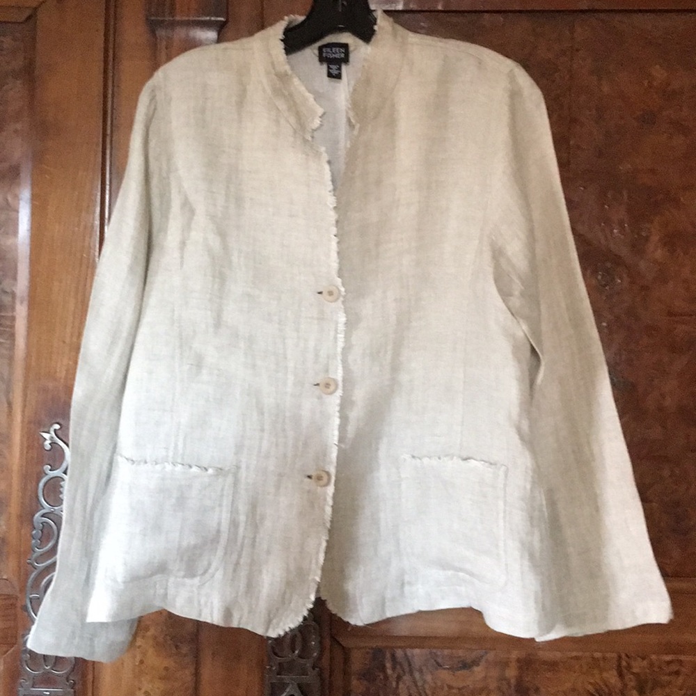 EILEEN FISHER Irish Linen Jacket